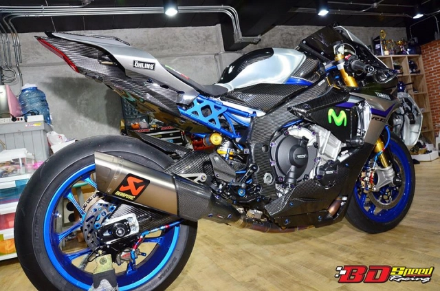 Yamaha r1m khá hấp dẫn với lối xây dựng đẳng cấp từ bd speed racing - 19