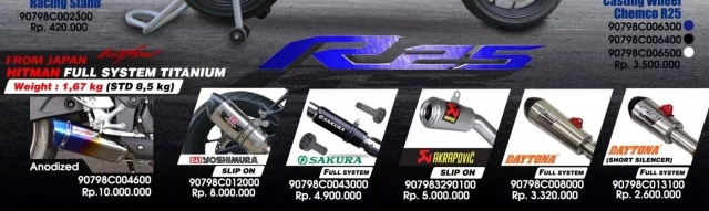 Yamaha r25 indonesia được phát hành hơn 10 trang bị phụ kiện đi kèm với mức giá hấp dẫn - 4