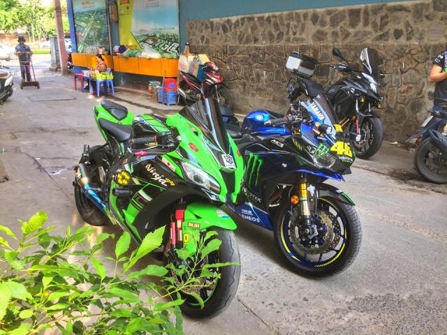 Yamaha r3 độ chất ngất với team đấu monster energy motogp 2019 của biker việt - 8
