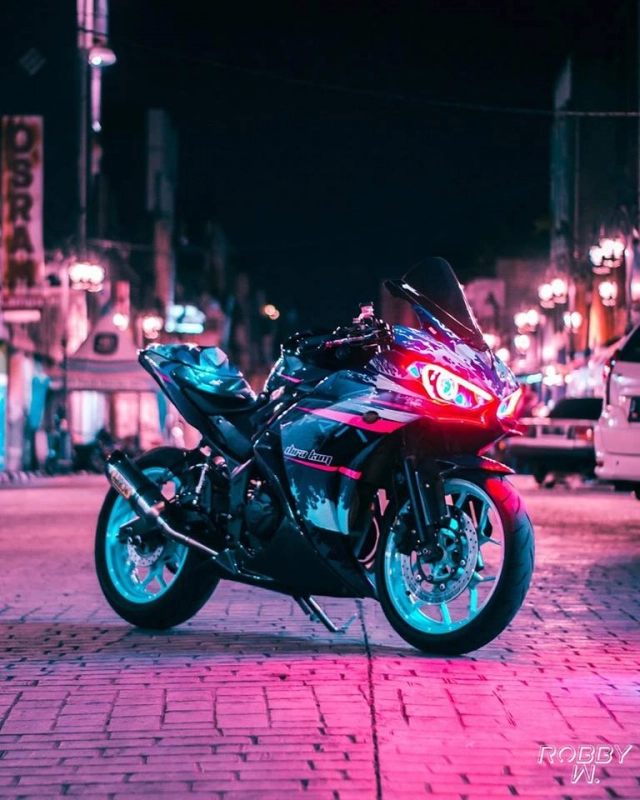 Yamaha r3 độ cực chất và hút hồn với đôi mắt kiêu sa - 6