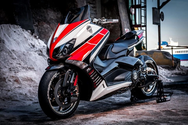 Yamaha t-max530 bản độ choáng ngợp với dàn chân superbike - 1