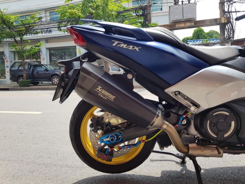 Yamaha tmax 530 độ - bản nâng cấp hoàn thiện của biker thái - 13