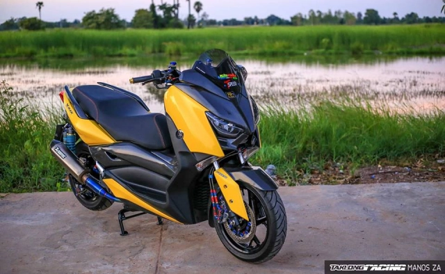 Yamaha x-max300 đầy nổi bật bên tông màu yellow sporty - 1