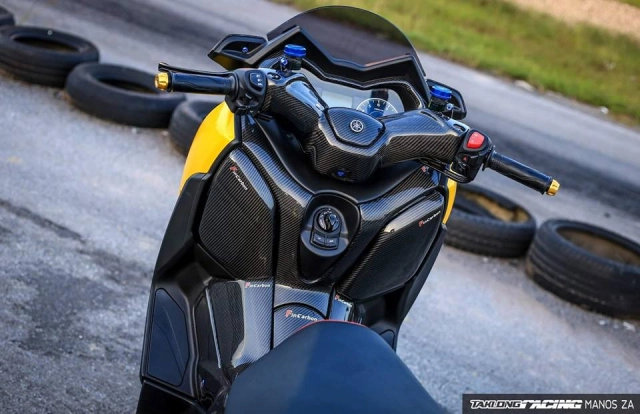 Yamaha x-max300 đầy nổi bật bên tông màu yellow sporty - 5