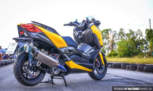 Yamaha x-max300 đầy nổi bật bên tông màu yellow sporty - 9