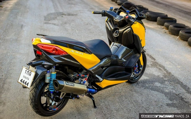 Yamaha x-max300 đầy nổi bật bên tông màu yellow sporty - 10