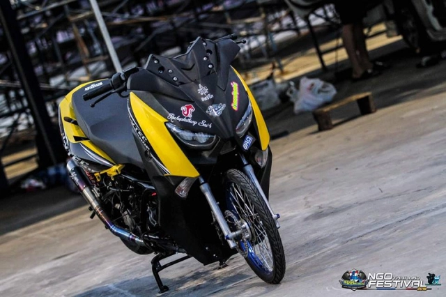 Yamaha x-max300 độ chóng mặt với hệ bánh căm dragbike - 3