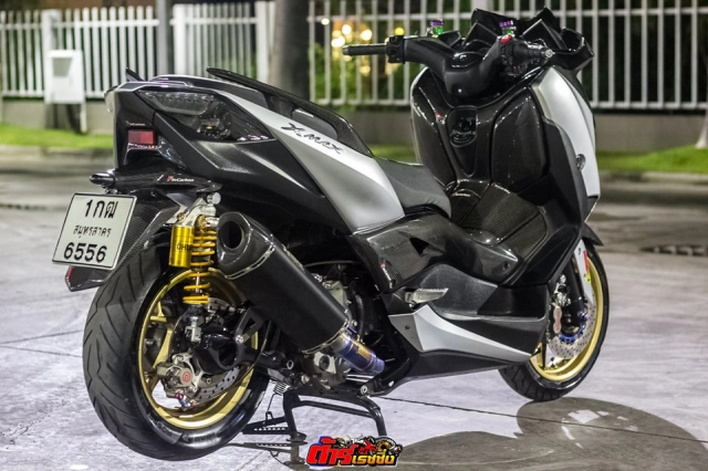 Yamaha xmax 300 độ gây mê với gói phụ kiện fin carbon - 16