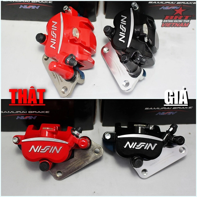 Cách phân biệt heo dầu nissin samurai brake thật giả - 7