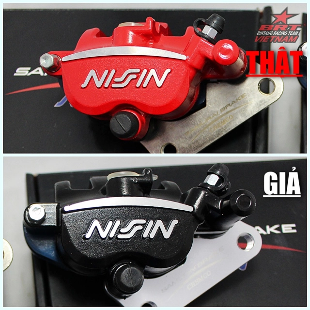 Cách phân biệt heo dầu nissin samurai brake thật giả - 8