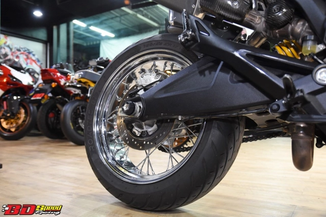 Ducati monster 795 độ dàn chân bánh căm độc nhất vô nhị - 8