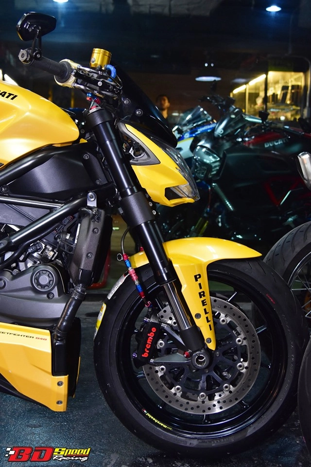 Ducati streetfighter 848 độ cực chất với diện mạo chú ong vàng - 4