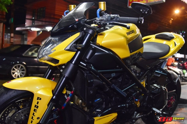 Ducati streetfighter 848 độ cực chất với diện mạo chú ong vàng - 10