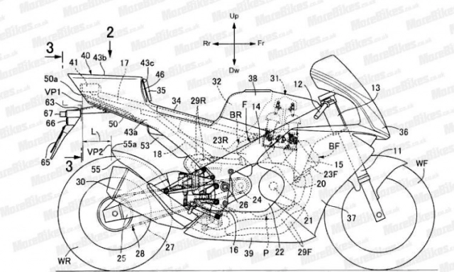 Honda tiết lộ dự án superbike trang bị động cơ v4 hoàn toàn mới - 1