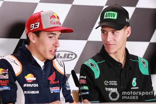 motogp 2019 marquez cho rằng quartararo sẽ còn chịu nhiều áp lực sau này - 1