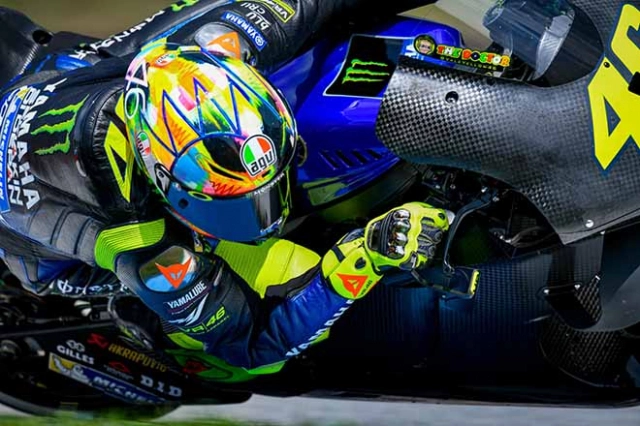 motogp 2019 rossi và vinales thử nghiệm động cơ 2020 và gắp sau carbon tại misano - 7