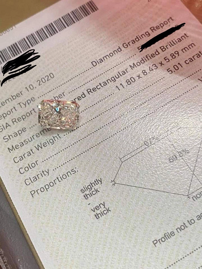 Phương oanh chi hơn 3 tỉ đồng sở hữu nhẫn kim cương 501 carat của deam diamond - 2