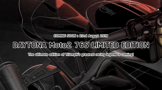 Triumph daytona moto2 765 limited edition sẽ được giới thiệu vào tháng tới tại cuộc đua motogp - 1