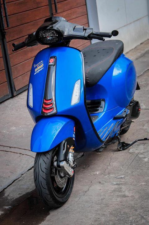 Vespa sprint diện toàn đồ chơi hàng hiệu của biker xứ chùa vàng - 7