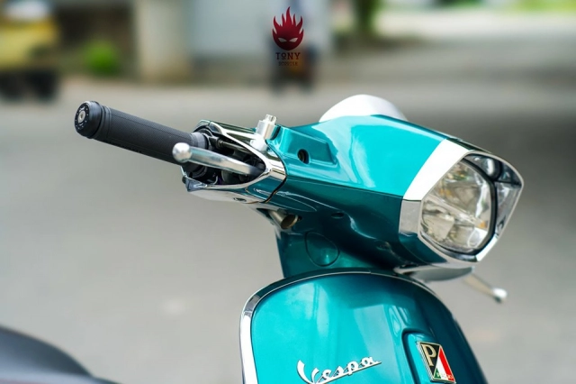 Vespa sprint độ thành siêu phẩm xuất hiện giữa lòng sài gòn - 3