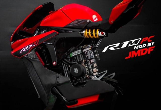 Yamaha r1m red edition pc trình làng với thiết kế độc đáo của jmdf - 5