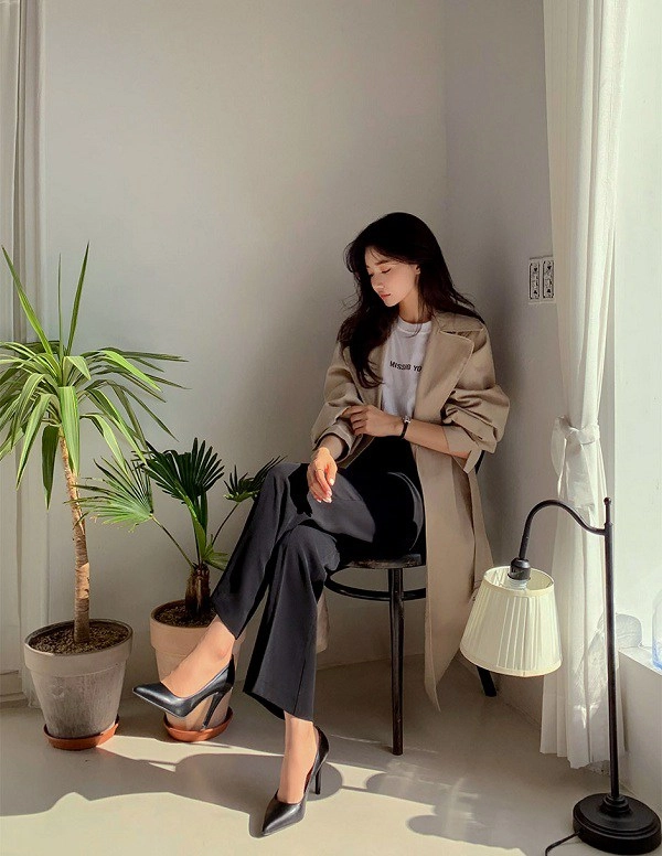 7 công thức phối đồ ấm áp với quần âu nàng công sở diện cả tuần rét mướt chẳng chán - 12