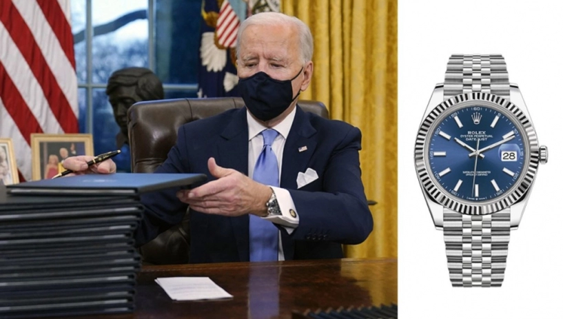 Tổng thống mỹ joe biden chứng minh quyền lực qua chiếc đồng hồ đeo tay - 2