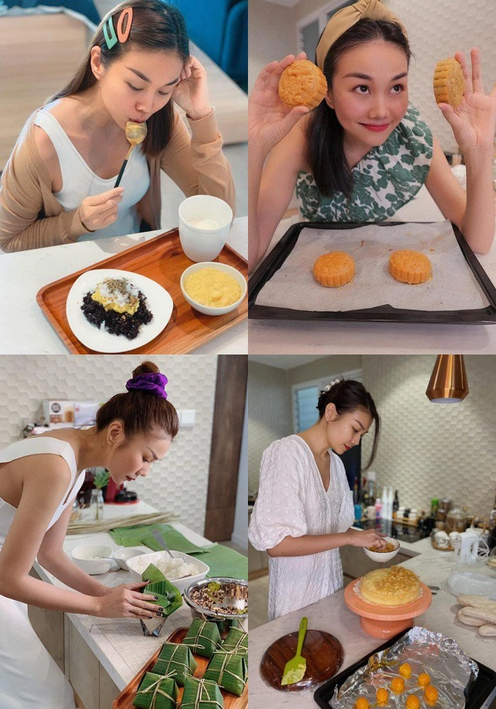 bộ tứ đảm đang vbiz nấu ngon mặc đẹp tăng thanh hà kín đáo tóc tiên hở bạo - 30