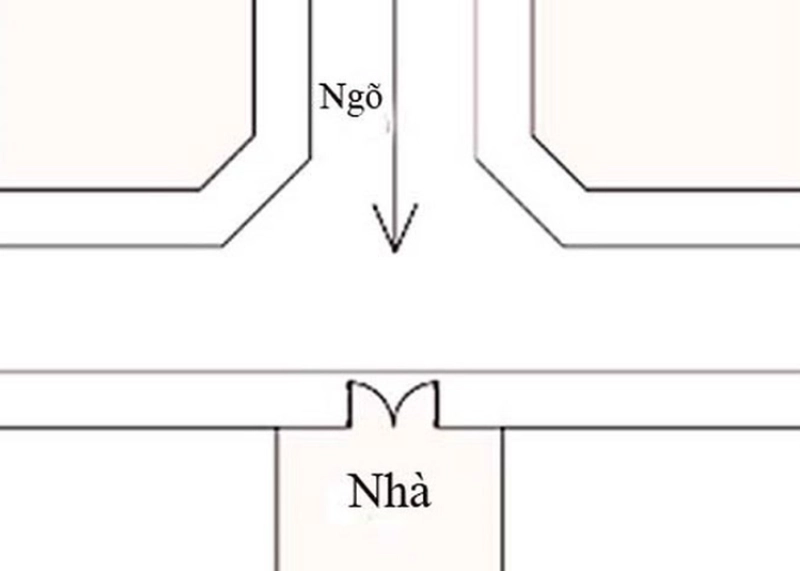 Cách hóa giải phong thủy cho ngôi nhà có đường đâm thẳng vào cổng - 1