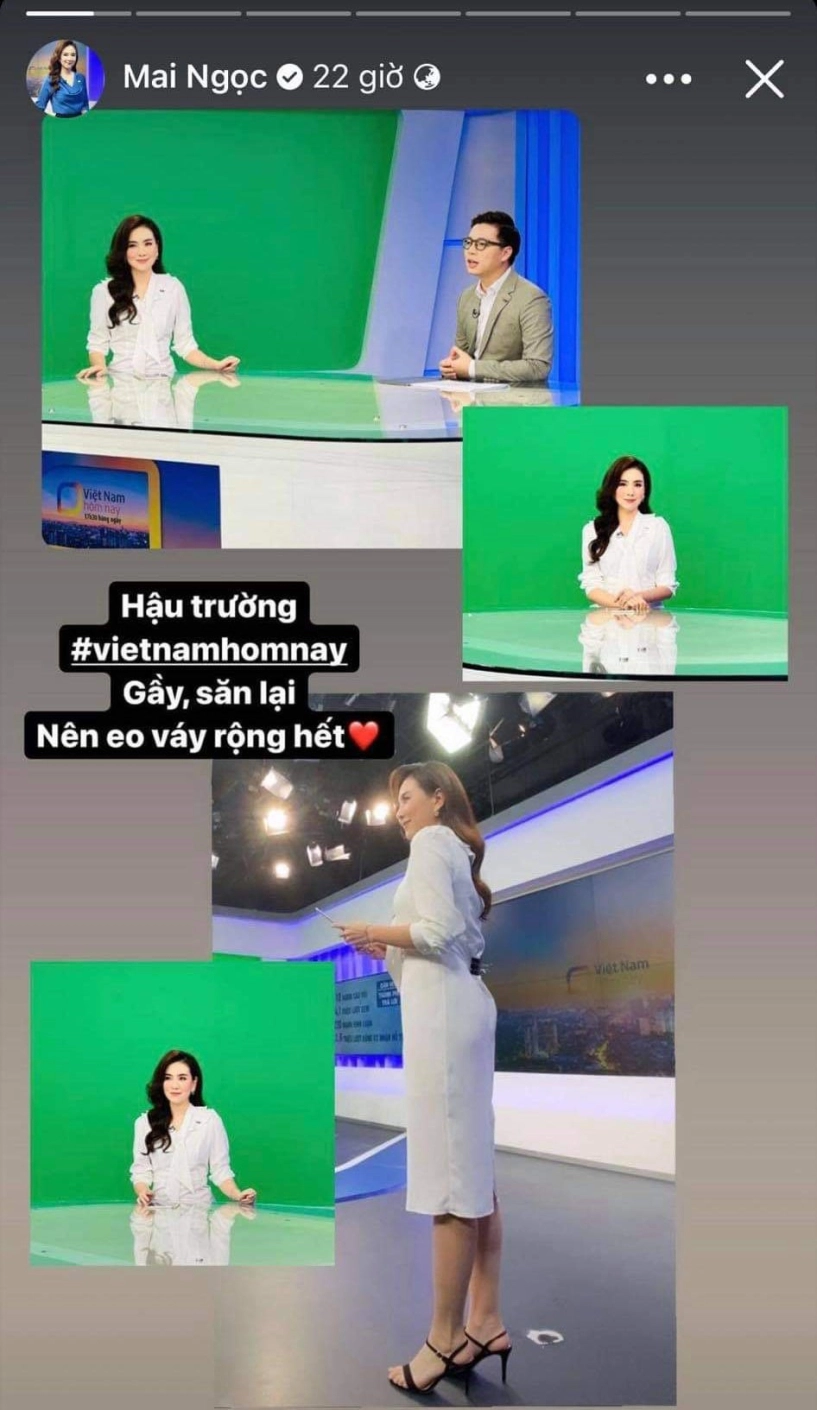 Cân nặng giảm mạnh mai ngọc mặc gì cũng rộng thênh thang kéo ảnh hậu trường mà bật cười - 5