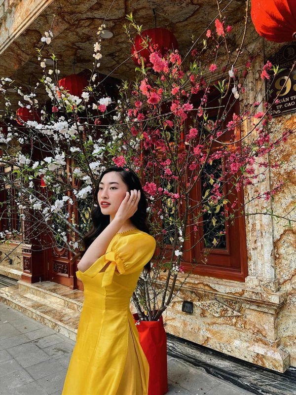 Chẳng phải hết tết là hết thời áo dài hậu mặc du xuân còn diện đi muôn nơi - 7