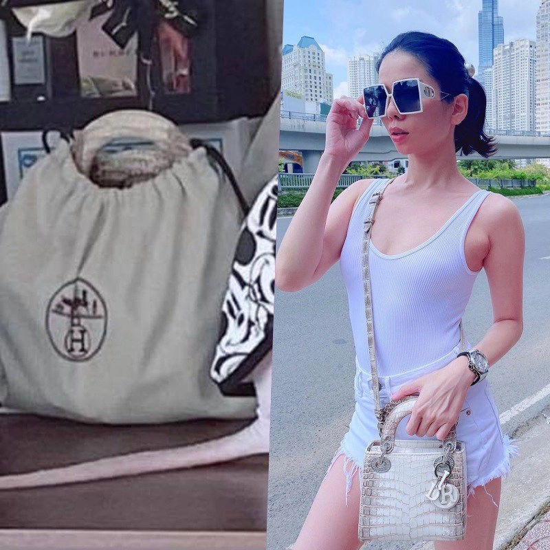 Chị em hột xoàn giữ túi tiền tỷ lệ quyên bọc vải bố lý nhã kỳ đùm túi nilon - 7