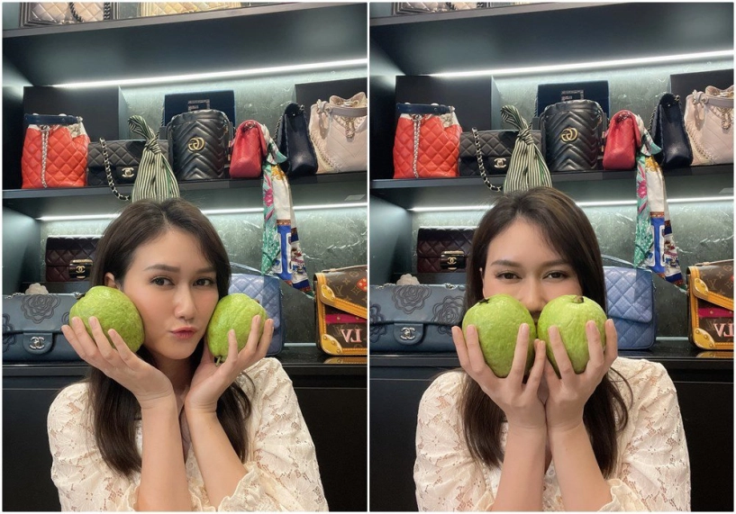 Chị mận hoa quả lên đồ đi chợ tay xách túi 60 triệu nhìn xuống đôi dép càng choáng - 7
