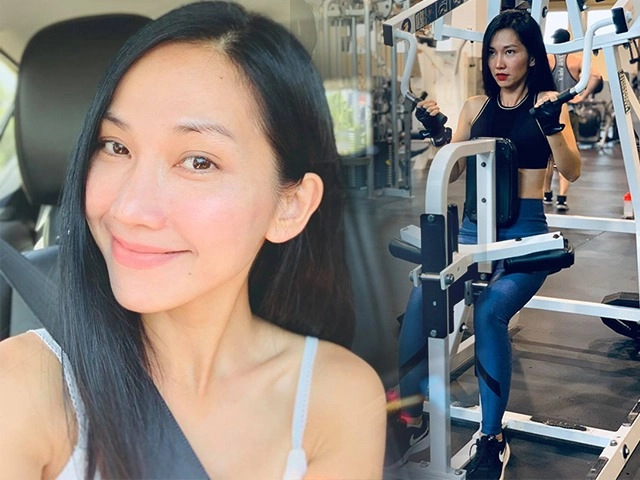Phi nhung 48 tuổi vẫn miệt mài tập tành nặng đô tậu được vòng eo săn chắc đáng nể - 12