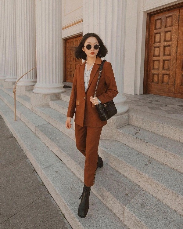 Chuộng diện đồ style công sở ngọc nữ màn ảnh hàn làm vạn người mê vì khí chất thanh lịch - 13