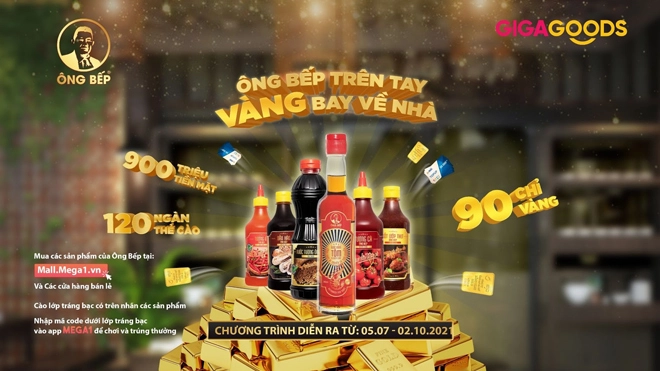 Chương trình ông bếp trên tay - vàng bay về nhà bùng nổ với hàng ngàn giải thưởng hấp dẫn - 1