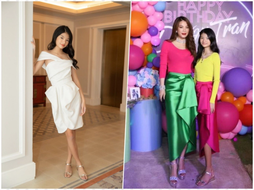 Con gái trương ngọc ánh sang mỹ liềnquẹo lựa store đồ hiệu mặc bộ nào đẹp bộ đó - 2