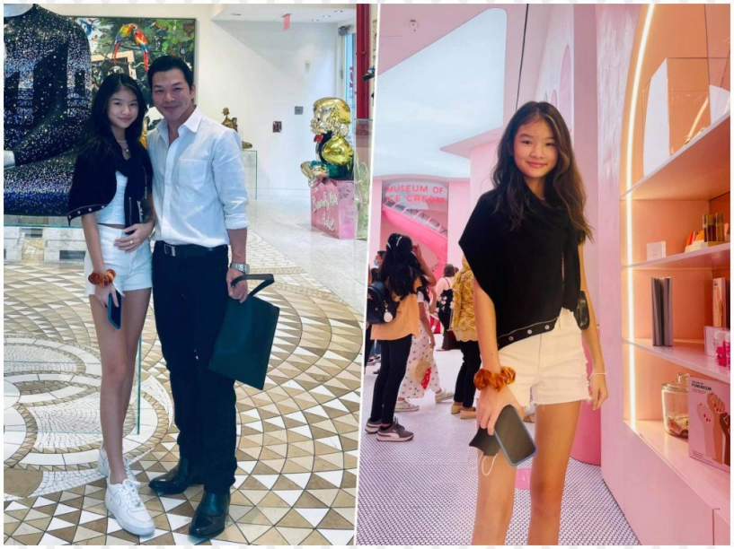 Con gái trương ngọc ánh sang mỹ liềnquẹo lựa store đồ hiệu mặc bộ nào đẹp bộ đó - 5