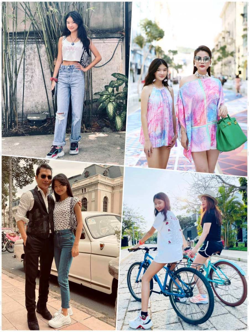 Con gái trương ngọc ánh sang mỹ liềnquẹo lựa store đồ hiệu mặc bộ nào đẹp bộ đó - 12