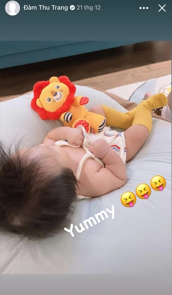 Công chúa nhỏ nhà cường đô la - đàm thu trang khoe nét đáng yêu với trang phục hoạ tiết - 8