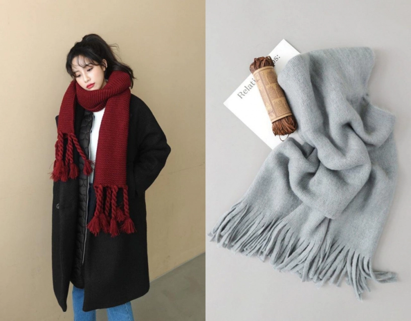 Cứ chọn khăn quàng cổ chuẩn xu hướng chị em mặc gì cũng thêm thời thượng ngày rét - 2
