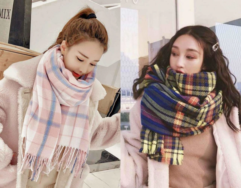 Cứ chọn khăn quàng cổ chuẩn xu hướng chị em mặc gì cũng thêm thời thượng ngày rét - 4