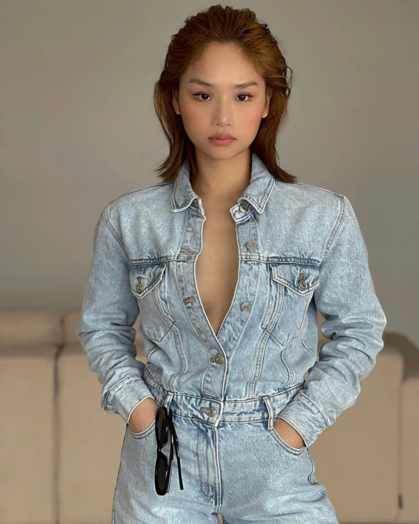 đại chiến phong cách denim on denim kỳ duyên miu lê hay yến trang ngầu nhất - 4
