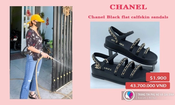 Đẳng cấp hoa hậu làng hài ở nhà tưới cây mang dép gần 50 triệu - 11