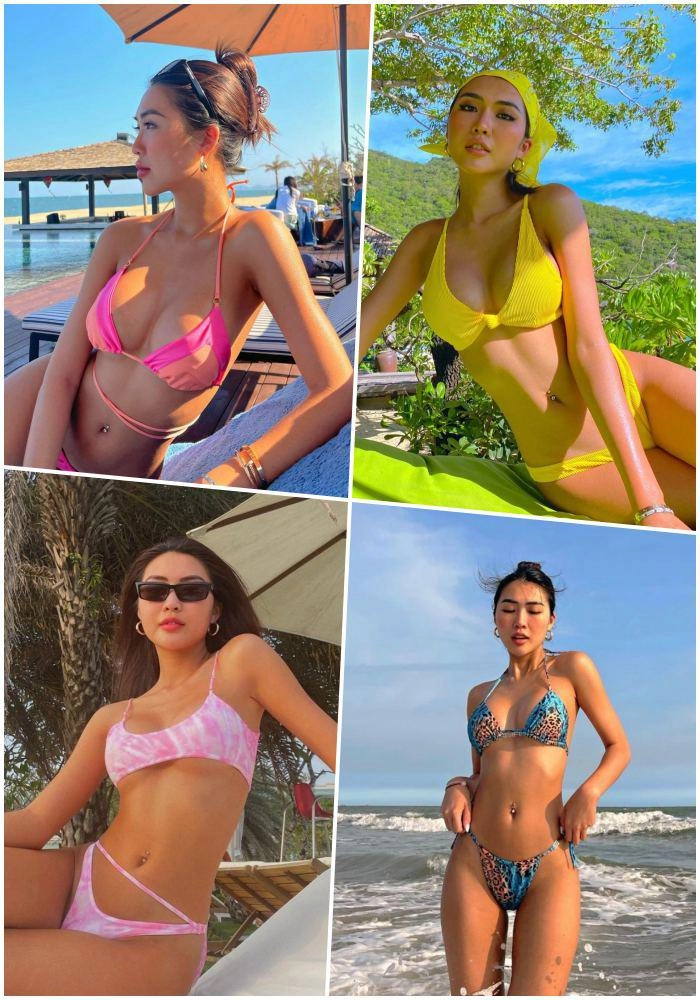 Dạo phố mỹ hoa hậu từng bị vu khống thuộc đường dây tú ông diện bikini khoe ngực bức thở - 7