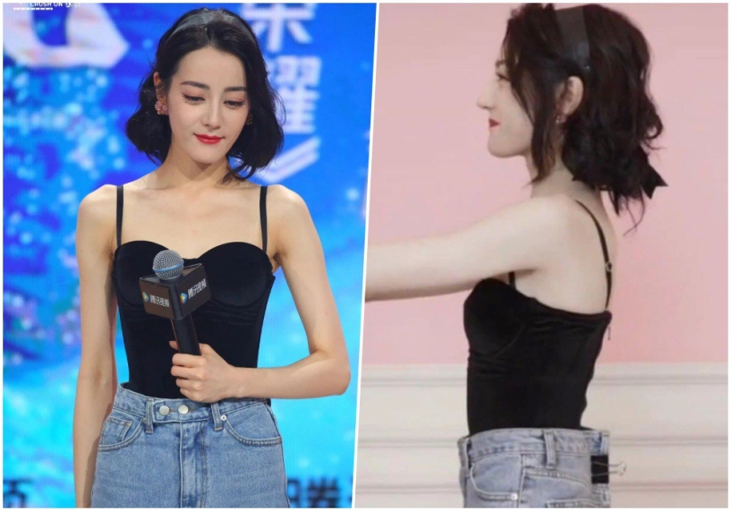 Đâu phải cứ gầy là mặc đẹp mỹ nữ tân cương phải kẹp quần angelababy bơi trong áo - 2