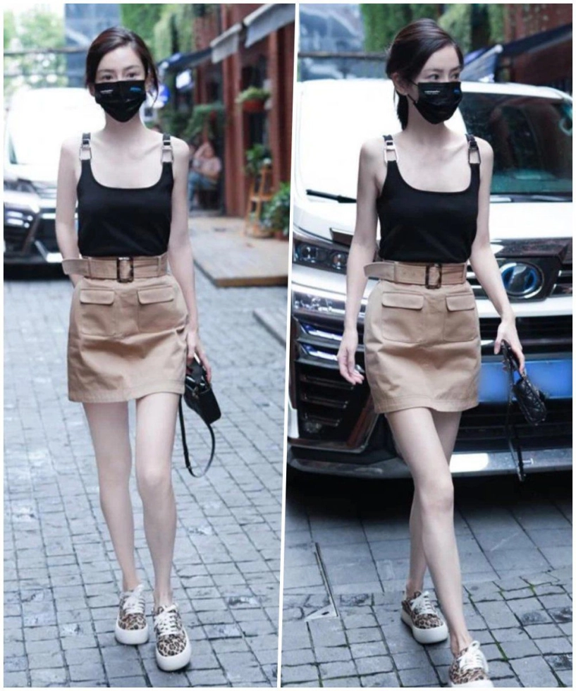 Đâu phải cứ gầy là mặc đẹp mỹ nữ tân cương phải kẹp quần angelababy bơi trong áo - 6