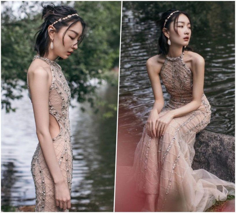 Đâu phải cứ gầy là mặc đẹp mỹ nữ tân cương phải kẹp quần angelababy bơi trong áo - 9