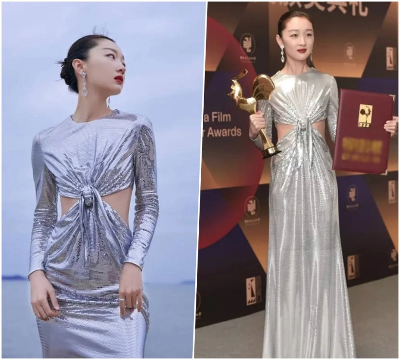 Đâu phải cứ gầy là mặc đẹp mỹ nữ tân cương phải kẹp quần angelababy bơi trong áo - 10