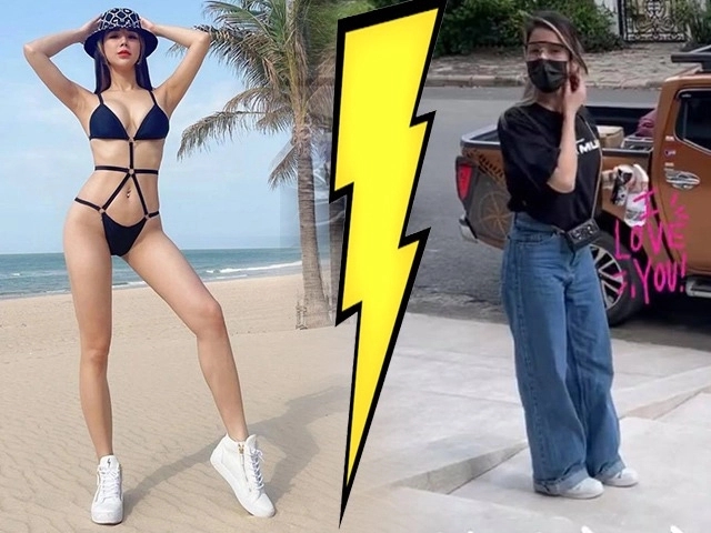 Dạo phố mỹ hoa hậu từng bị vu khống thuộc đường dây tú ông diện bikini khoe ngực bức thở - 17